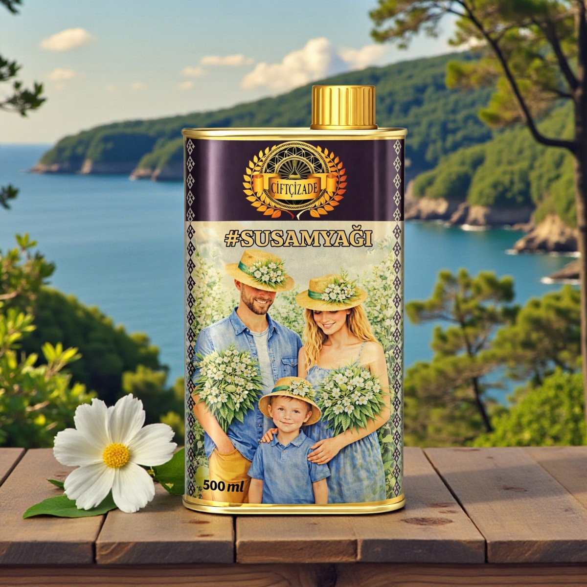 Ciftcizade-susam-yagi-500ml-urun Susam Yağı 1/2 Lt - Görsel 1